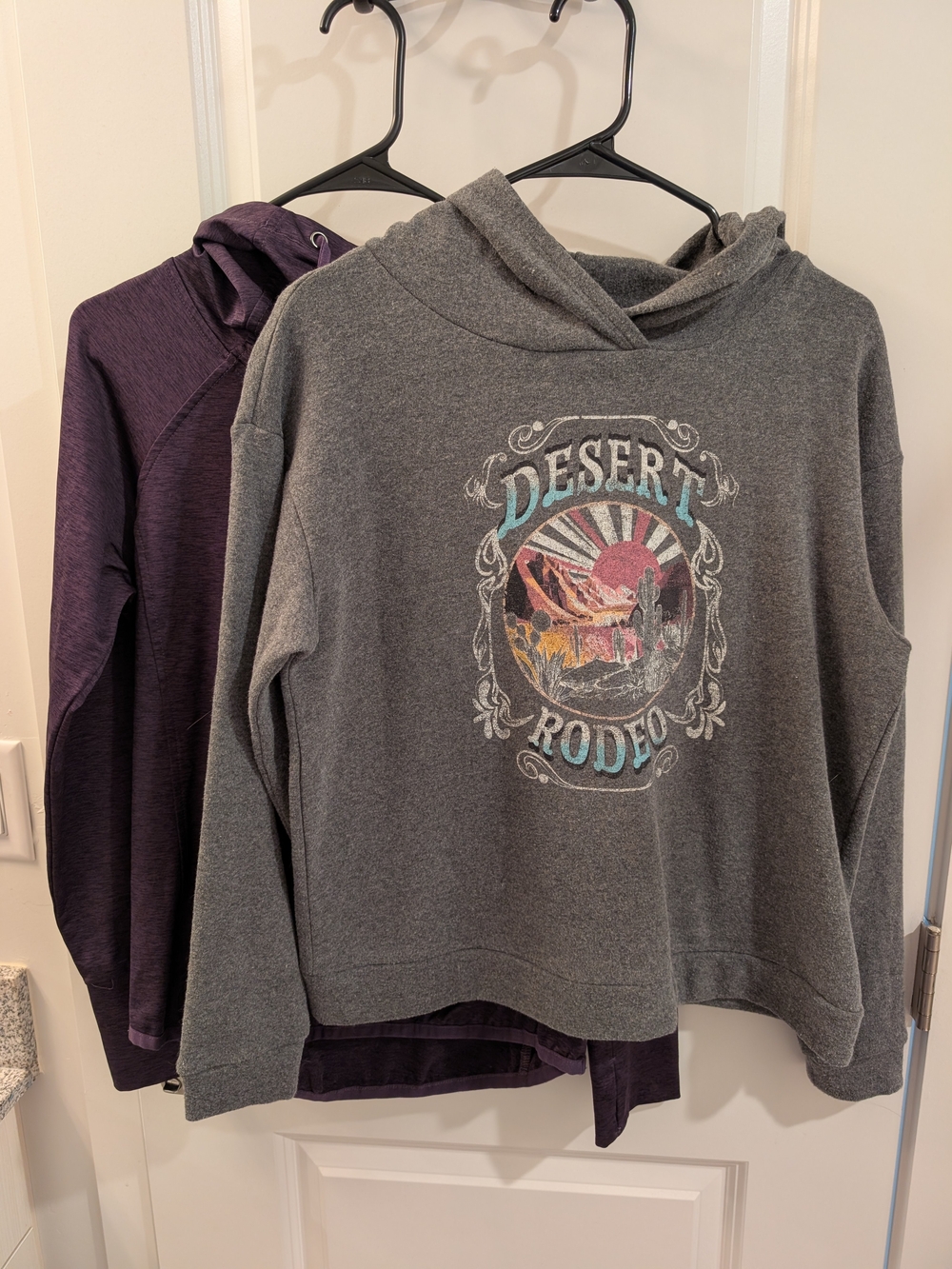 Set of TWO Lightweight Women's Hoodies